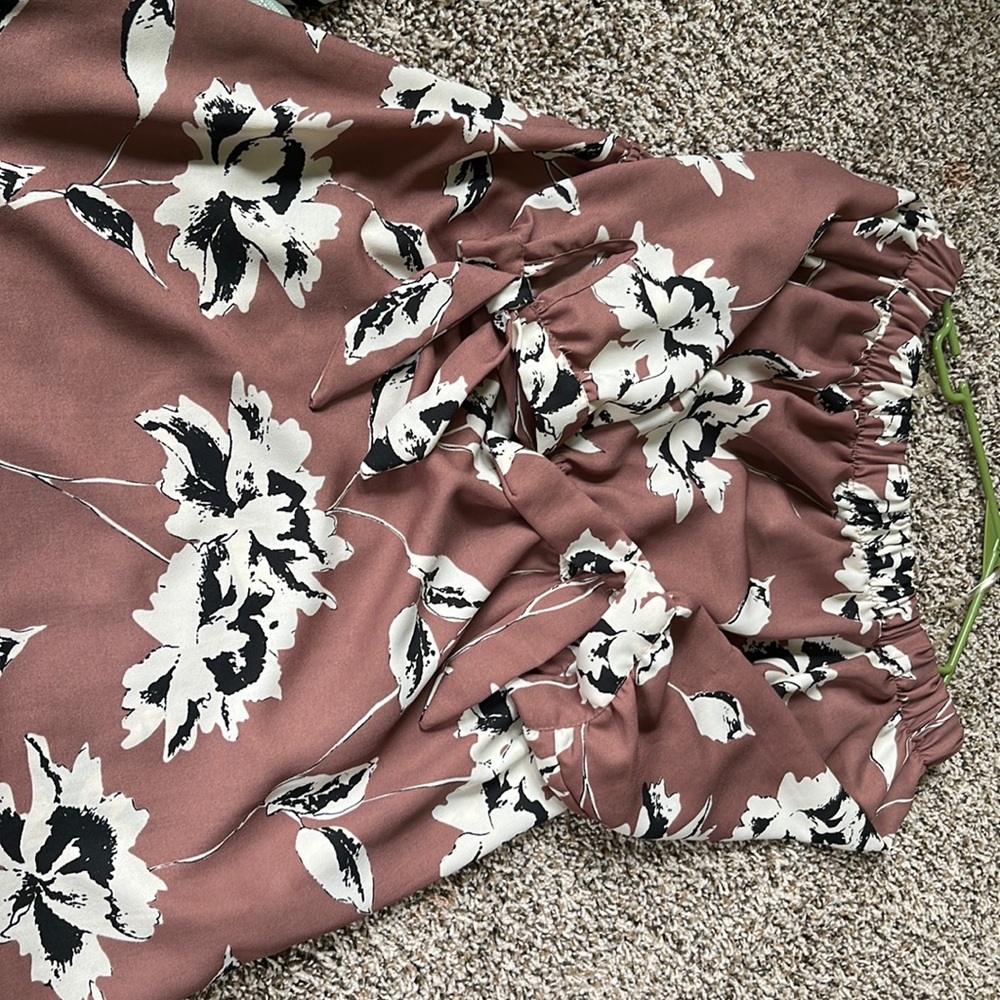 Summer drop shoulder dress